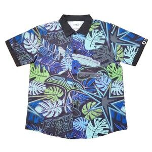 Tampa Bay Devil Rays Sz XL Mens Hawaiian Stadium Giveaway Button Up Short Sleeve